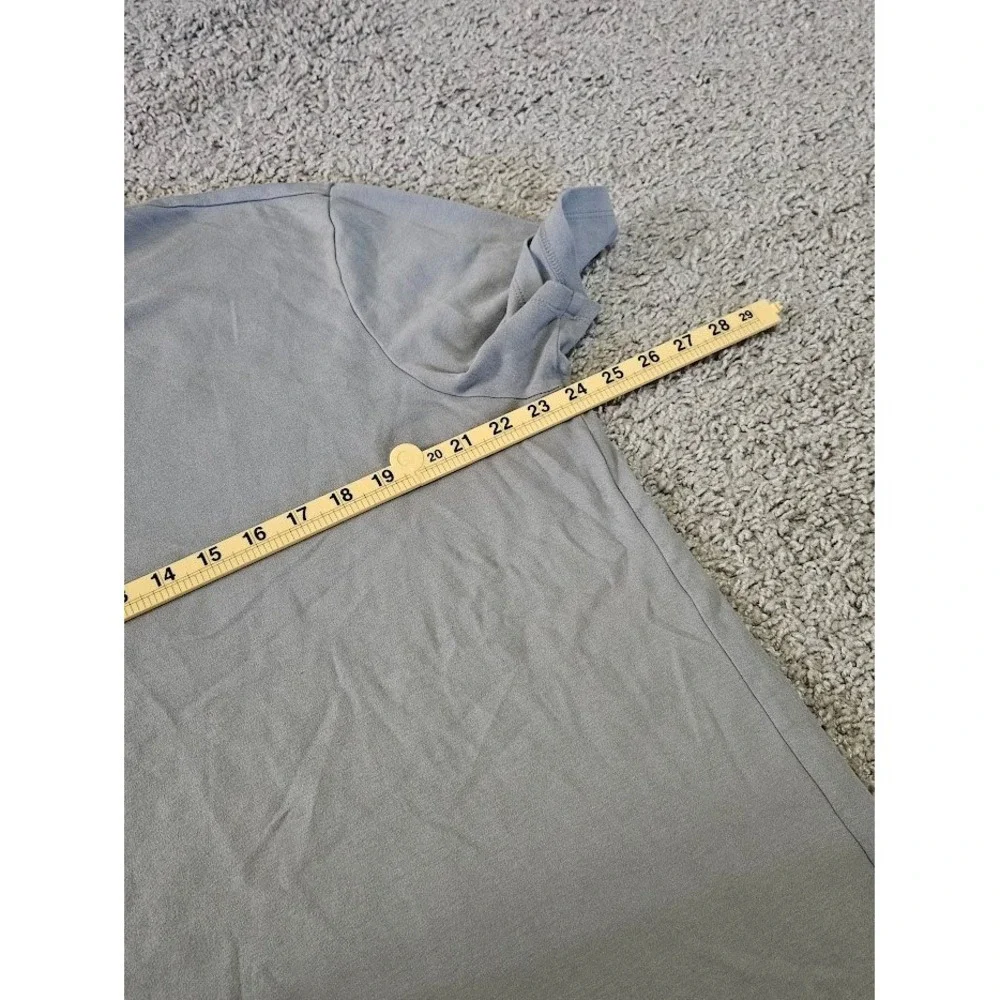 Banana Republic Luxe Touch Tee Mens XXL Light Gray 100% Cotton Crewneck T-Shirt